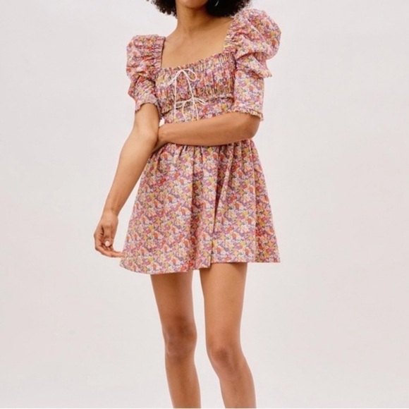For Love & Lemons Libby Mini Dress - Picture 1 of 9